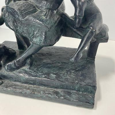 -271- COLLECTIBLE | Large Mother reading Statue | Daniel Brown 1999