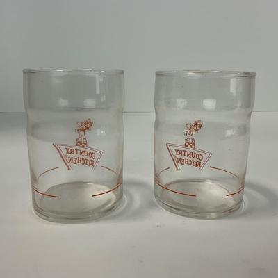 -272- Vintage | Collection of Country Kitchen Juice Glasses