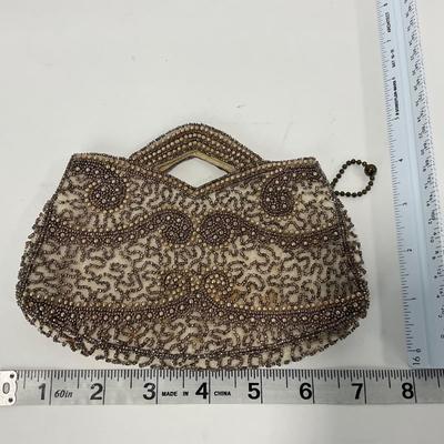 -276- VINTAGE | Hand Beaded Purse | Belgium
