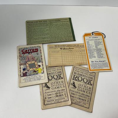 -279- COLLECTIBLE | Early 1900â€™s Game Lot