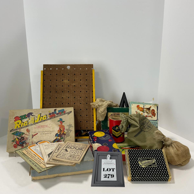-279- COLLECTIBLE | Early 1900â€™s Game Lot