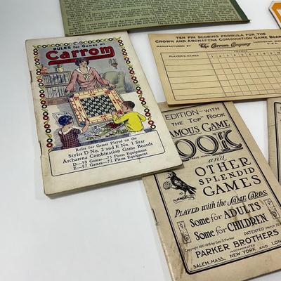 -279- COLLECTIBLE | Early 1900â€™s Game Lot