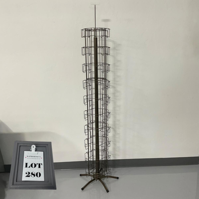 -280- DISPLAY | Tall Metal Display Rack