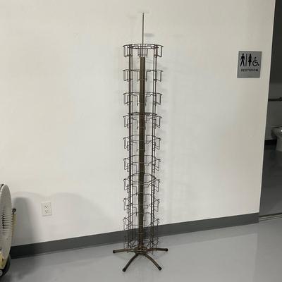 -280- DISPLAY | Tall Metal Display Rack