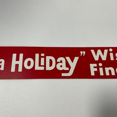 -282- COLLECTIBLE | 1950â€™s â€œHave a Holidayâ€ Wisconsinâ€™s Finest Beer Sign