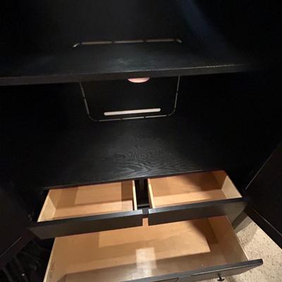 Large Solid Wood "Attic Heirloom" Armoire