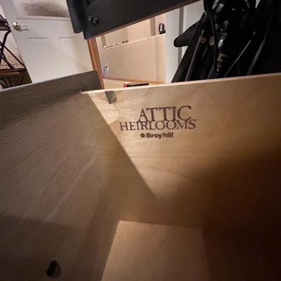 Large Solid Wood "Attic Heirloom" Armoire
