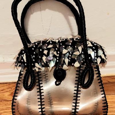 VTG Rare 1960s Plastic Sea Shells Bag