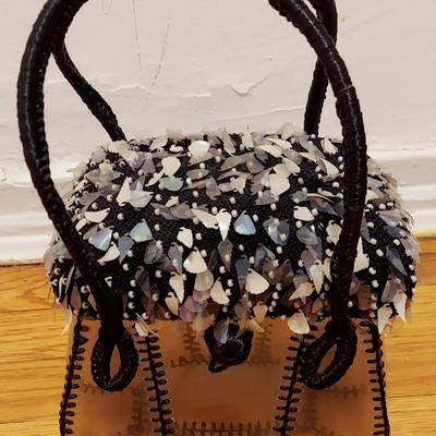 VTG Rare 1960s Plastic Sea Shells Bag