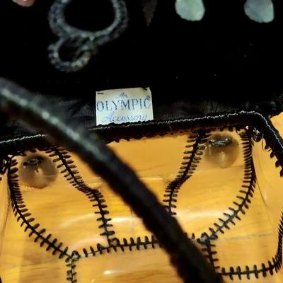 VTG Rare 1960s Plastic Sea Shells Bag