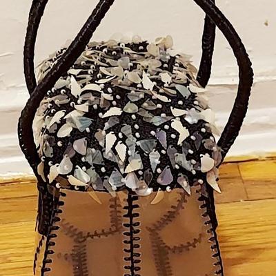 VTG Rare 1960s Plastic Sea Shells Bag