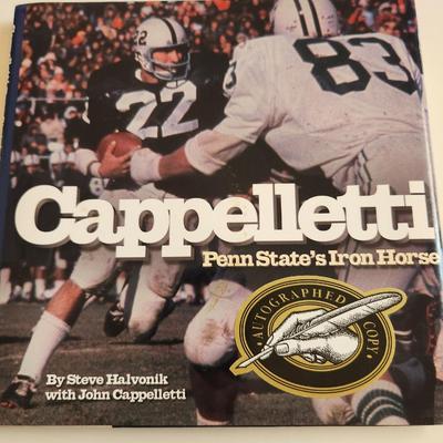 Cappelletti Penn State's Iron Horse by Steve Halvonik with Cappelletti Autograph