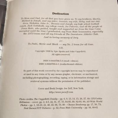 Cappelletti Penn State's Iron Horse by Steve Halvonik with Cappelletti Autograph