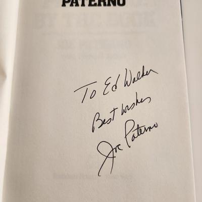 Paterno By The Book by Joe Paterno - Autographed