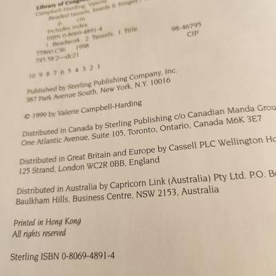 Beaded Tassels, Braids & Fringes by Valerie Campbell-Harding - Autographed