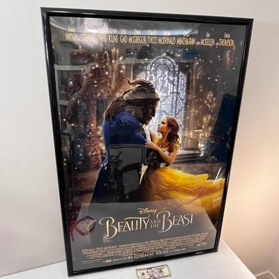 FULL SIZE â€œBEAUTY AND THE BEASTâ€ DISNEY NON-ANIMATED VERSION FRAMED