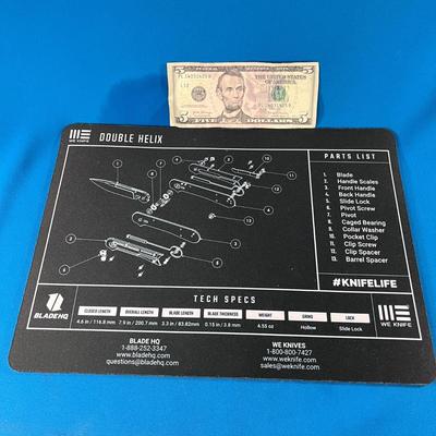 LARGE FOLDING KNIFE TECH DIAGRAM MOUSE PAD