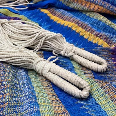 COLORFUL WOVEN NYLON HAMMOCK