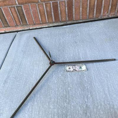 BIG STURDY CHRISTMAS TREE STAND MADE OF RE-BAR