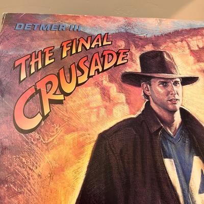 AUTOGRAPHED TY DETMER â€œTHE FINAL CRUSADEâ€ BYU FOOTBALL POSTER