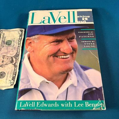 â€œLAVELL- AIRING IT OUTâ€ BOOK by LAVELL EDWARDS with LEE BENSON c. 1995