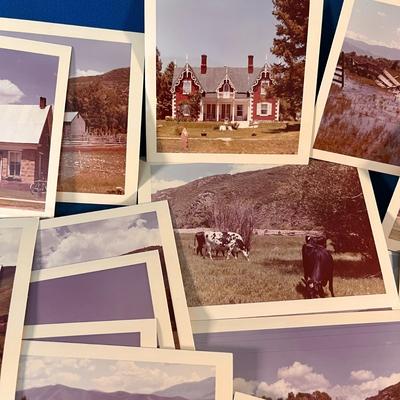 GROUP OF 1960â€™s OR 1970â€™s COLOR PHOTOS SNAPS OF HOMESTEAD AND MIDWAY UTAH 46 CT.