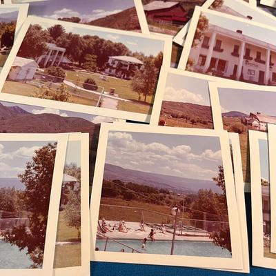 GROUP OF 1960â€™s OR 1970â€™s COLOR PHOTOS SNAPS OF HOMESTEAD AND MIDWAY UTAH 46 CT.