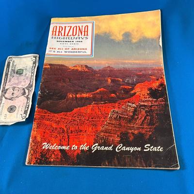 1966 ARIZONA HIGHWAYS MAGAZINE feat. 2-PAGE STORIES ON ALL 14 COUNTIES OF THE STATE