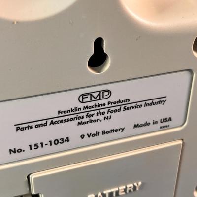 FRANKLIN MACHINE PRODUCTS LARGE COMMERCIAL TIMER