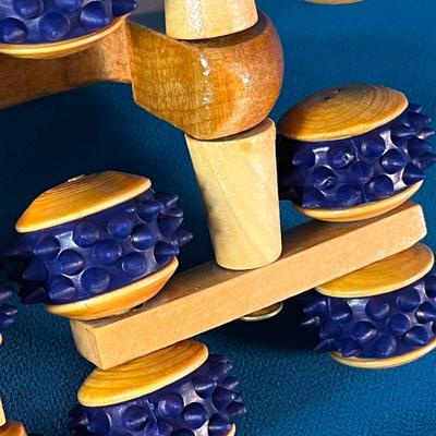 WOOD ROLLER MASSAGER TOOL