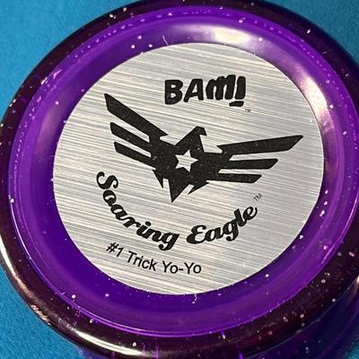 BAM! SOARING EAGLE #1 TRICK YO-YO PURPLE SPARKLE