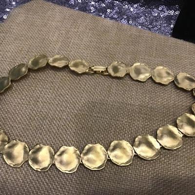Antique Gold Tone Necklace
