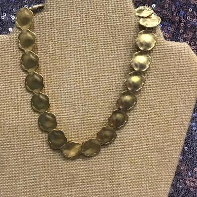 Antique Gold Tone Necklace
