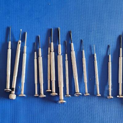 Small Screw Drivers and Tweezers