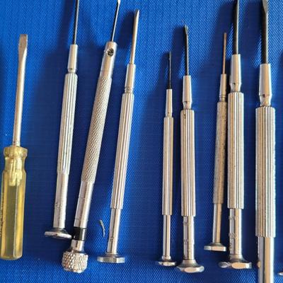 Small Screw Drivers and Tweezers