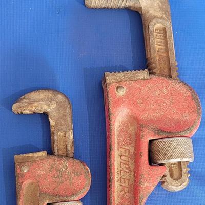 (2) Pipe Wrenches 10" & 18"