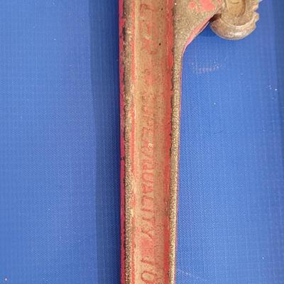 (2) Pipe Wrenches 10" & 18"