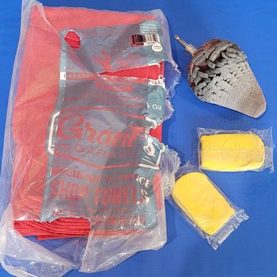 Shop Towels, Clay Bar Auto Cleaner and Polishing Head