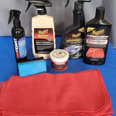 Auto Cleaning Chemicals, Shop Towels and Sponge