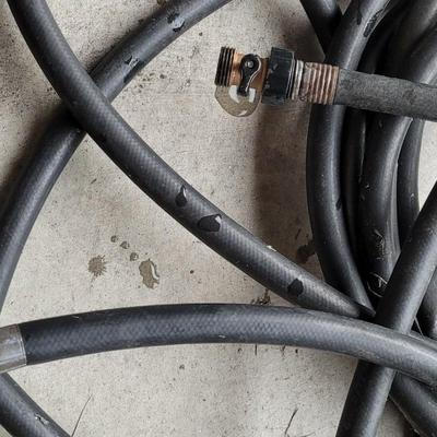 Black Water Hose with On/Off Switch