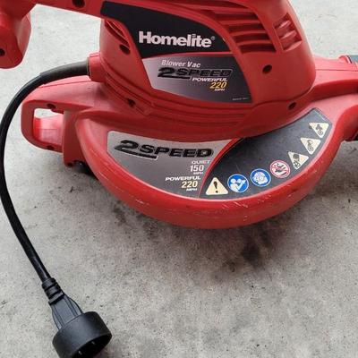 Electric Homelite 2 Speed Blower