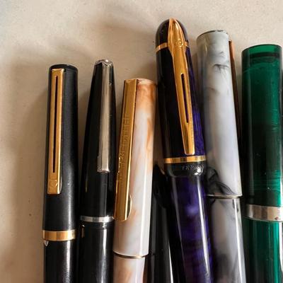 Lot Vintage Fountain Pens - Parker, Waterman, Sheaffer,