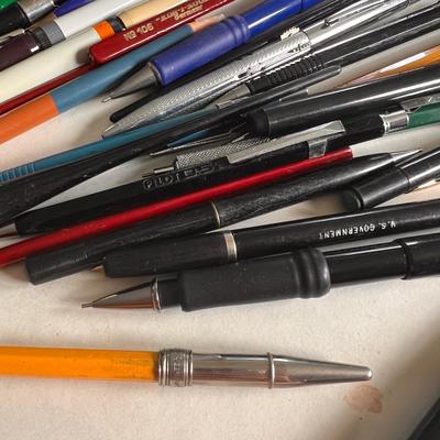 Lot Vntg. Antique Pens Pencils - Artist, Engineering, Advertising, etc.