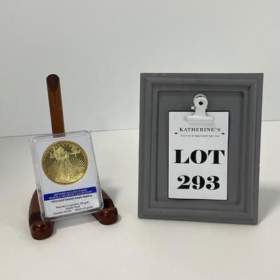 -293- CURRENCY | 1933 Gold Double Eagle Replica 24kt Gold Coin