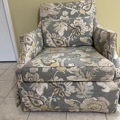Pair of Swivel, Rocking  Accent Chair