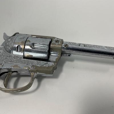 -321- COLLECTIBLE | Large 1950â€™s Hurley Cap Gun & Holster Rare Size