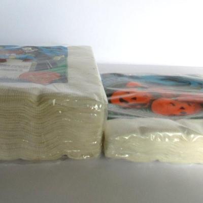 2 Unopened Packs Halloween Theme Napkins