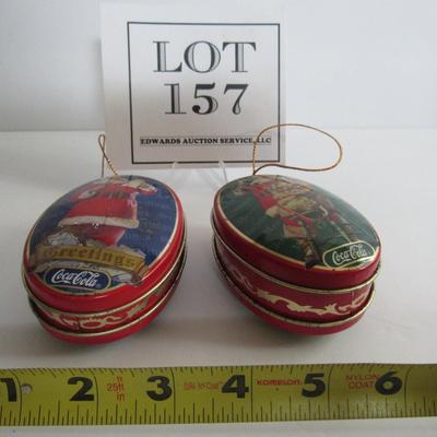 2 Older Coca Cola Tin Candy Containers, Coca Cola Cards in Tin, More, See all Photos