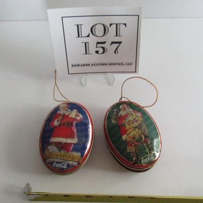 2 Older Coca Cola Tin Candy Containers, Coca Cola Cards in Tin, More, See all Photos