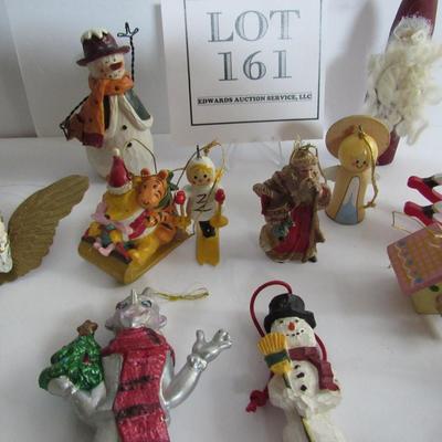 Lot of Misc Wood Christmas Ornaments
